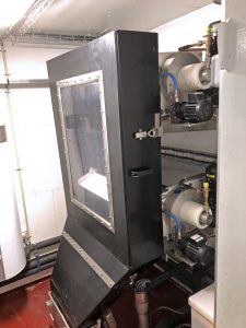 Two Buus flake ice machines give a daily output of 9t.