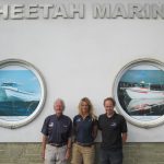 Keith, Lucy and Sean Strevens at Ventnor – Cheetah is still very much a family business, supported by dedicated staff.