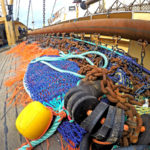 Brixham Trawl Makers supplied Georgina of Ladram’s 12m chain mat trawls, and are now making the beamer’s open gear.