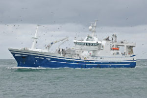 Chris Andra approaching Peterhead to land 430t of herring.