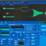 The information display from the Scantrol Ispool auto pair-seine system.