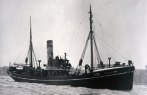 Waveflower, built in 1929 at Cochrane & Cooper’s yard at Selby, pictured in the river Humber.