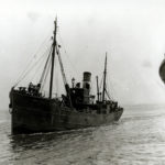 Skipper Oliver’s eldest brother, George Oliver, was washed overboard and lost when he was mate of the Hull trawler Jade (pictured here), in September 1928.