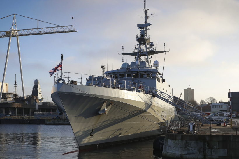 HMS Spey joins RN fisheries squadron