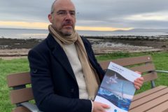Marine Institute director Dr Ciaran Kelly with the 2021 Stock Book.