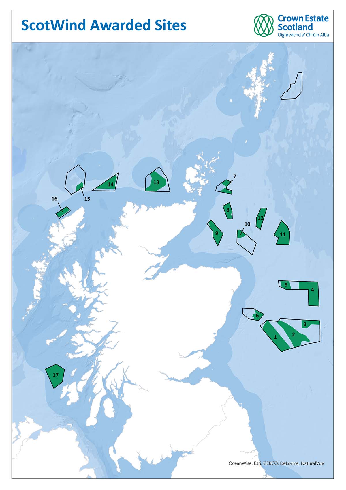 ScotWind confirms 17 new offshore wind developments