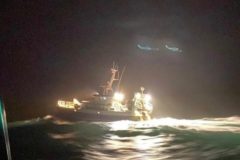 Angle lifeboat launched to injured fisherman