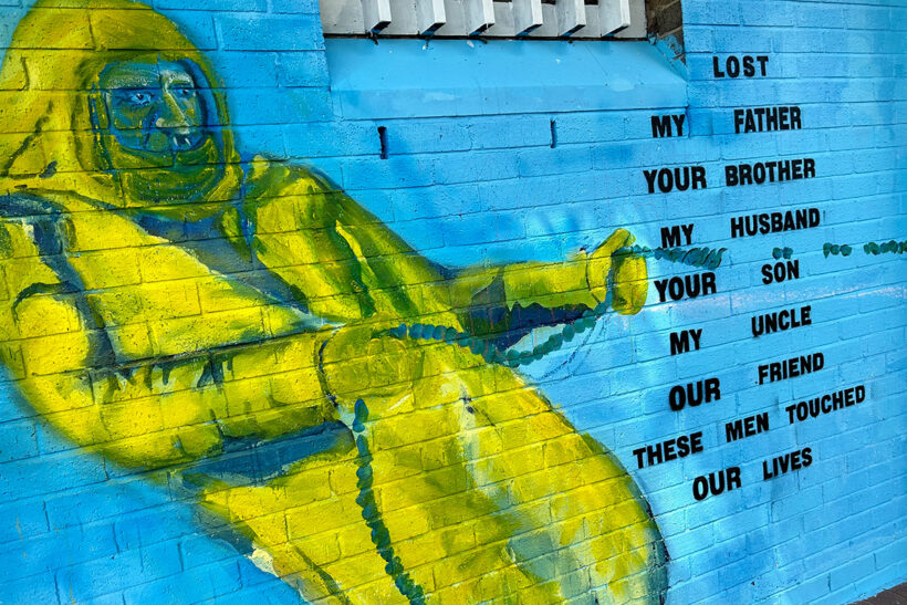 Mural tribute to trawler tragedy in Hull