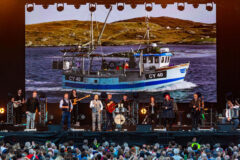 SWFPA chief shares stage with Skipinnish band