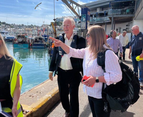 Brixham trip for new fisheries minister 