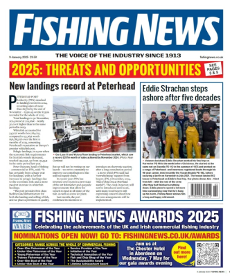 Cover of Fishing News magazine