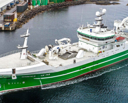 Antarctic II: Newly lengthened and upgraded Shetland midwater trawler starts well on herring