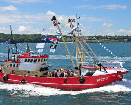 Welsh beamer Stephanie sweeps up major prizes at the Brixham Trawler Race