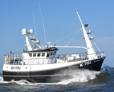 Carvela – New Stromness vivier-crabber proving its fishing credentials west of Orkney