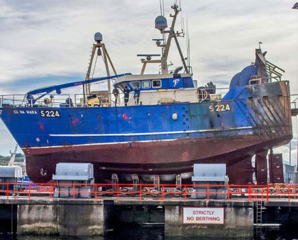 Cu Na Mara refitted by Mooney Boats in Killybegs