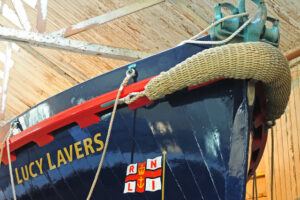 ... and, on a larger scale, made a bow pudding for the Lucy Lavers lifeboat.