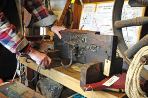 … to a 1682 rope-making machine…