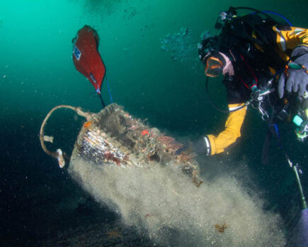 Ghost gear diving charity at Shetland: ‘Everyone’s a winner here’