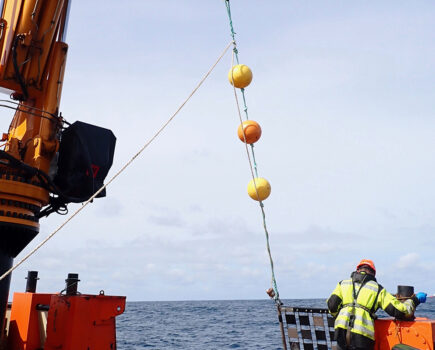 Science gear deployed at Little Halibut Bank