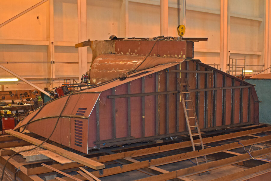 First full fishing boat build for 20 years at Buckie