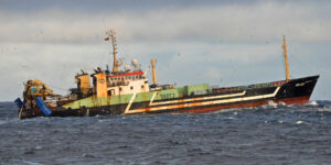 The German-registered factory trawler Annie Hillina.