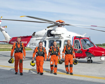 HM Coastguard Search and Rescue training exercise with Rye under-10m trawler Jocalinda RX 1