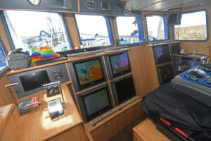 McMinn Marine supplied and installed a comprehensive selection of electronic equipment in the new wheelhouse…
