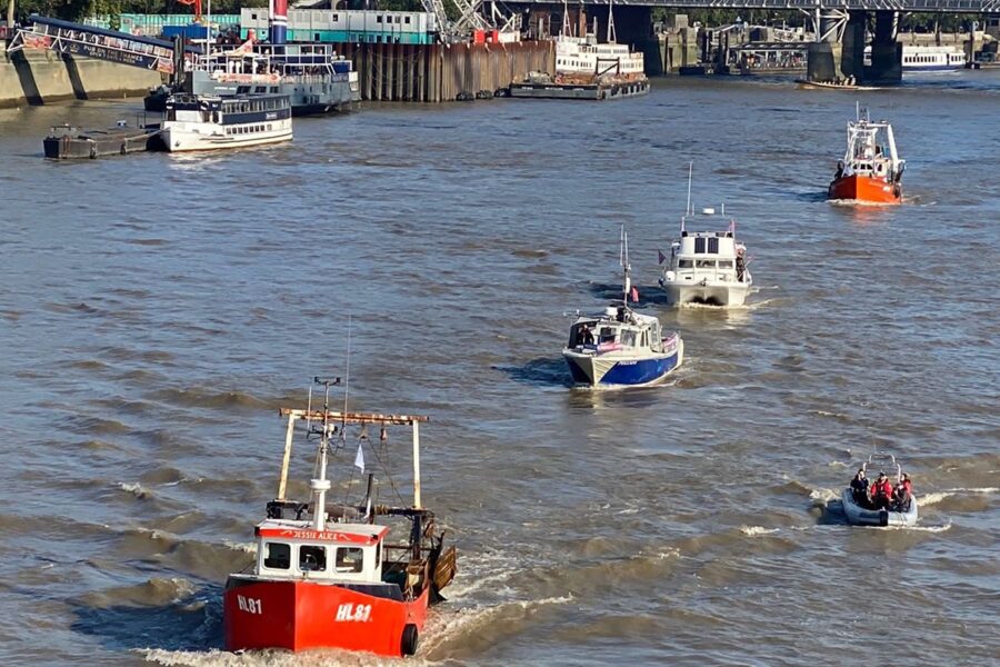 South East fishermen take protest to parliament