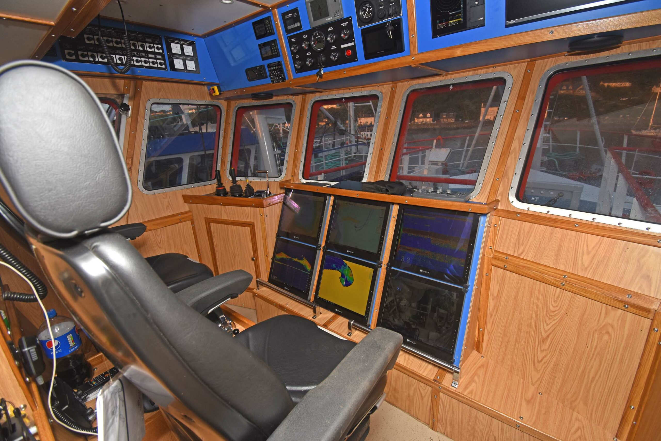 The main forward console.