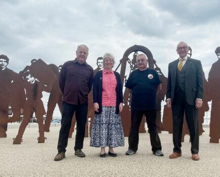 Fishermen’s Memorial In Place At Last