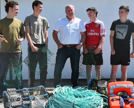 Young Clyde fishers on course